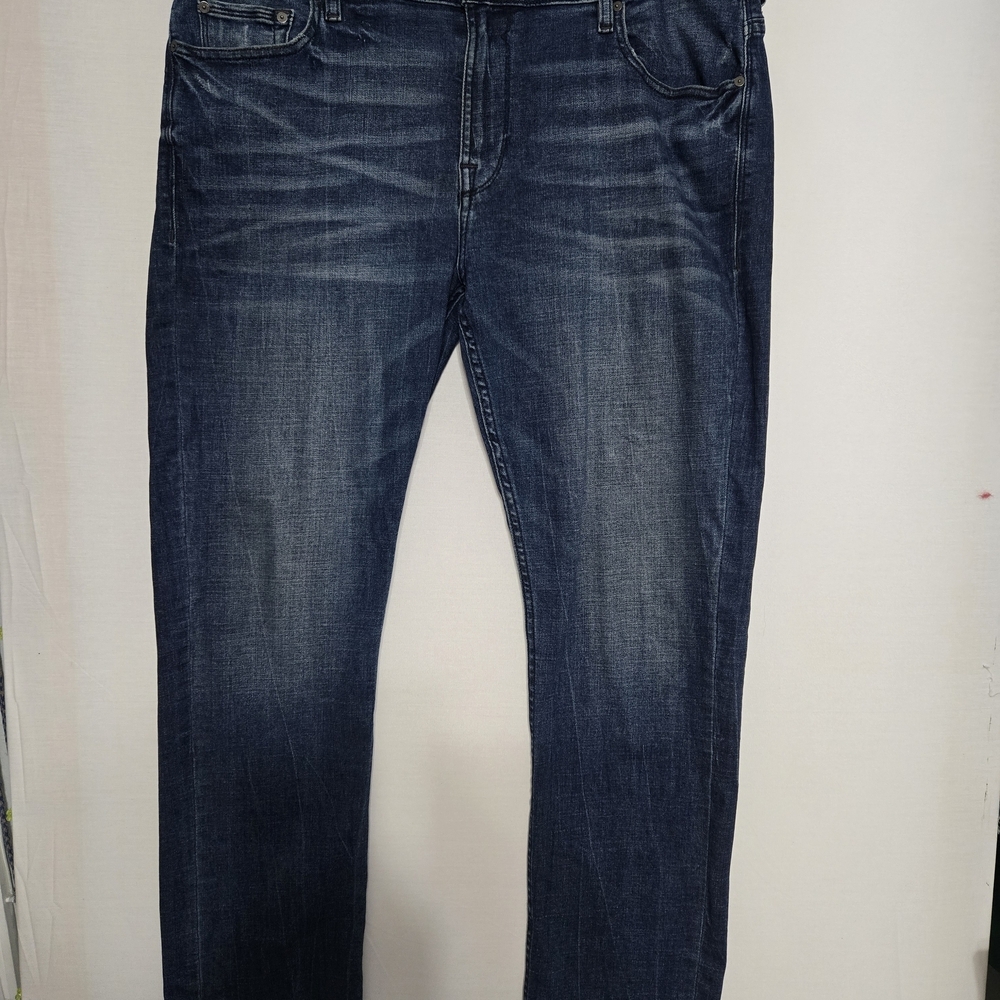 Mens Guess Blue Relaxed Jeans Vintage-Inspired Denim